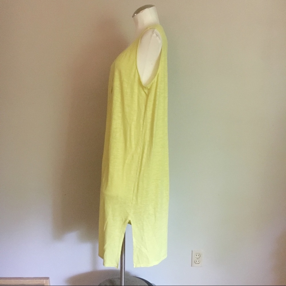 Eileen Fisher Hemp Twist Henley Tank Dress - Picture 3 of 8